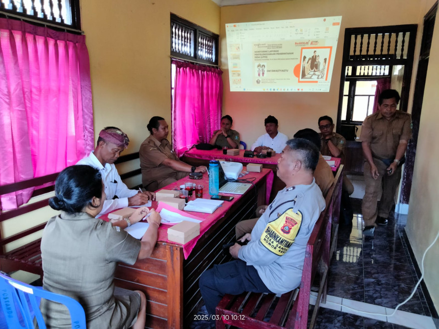 Monitoring Laporan Penyelenggaraan Pemerintahan Desa (LPPD)